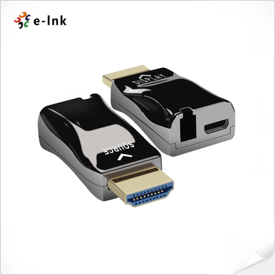 Mini HDMI Over Fiber Optic Extender 4K/60Hz HDMI2.0 Over Single Core Multimode Fiber Extender